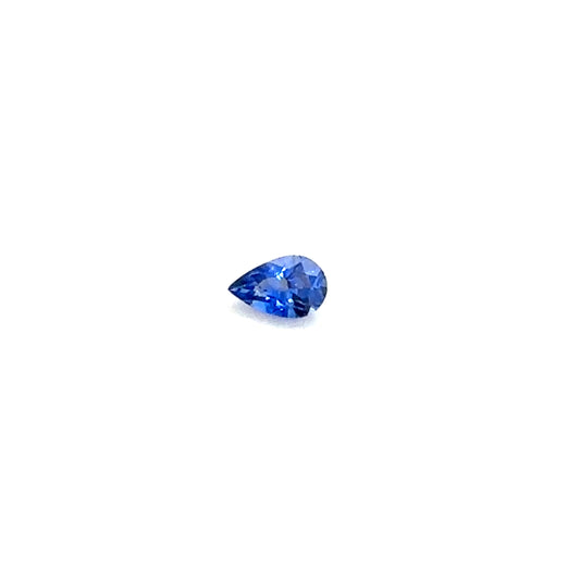 0.31ct Pear Royal Blue Sapphire