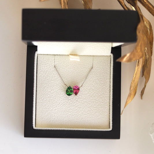 Build Your Own Birthstone Floating Necklace