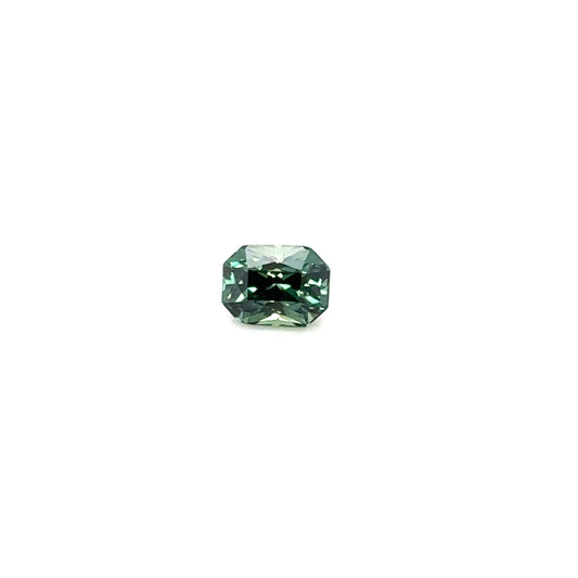 2.16ct Modified Radiant Teal Sapphire