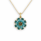 Blue Day's Eye Pendant