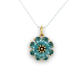 Blue Day's Eye Pendant