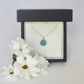 Blue Day's Eye Pendant • Sterling Silver