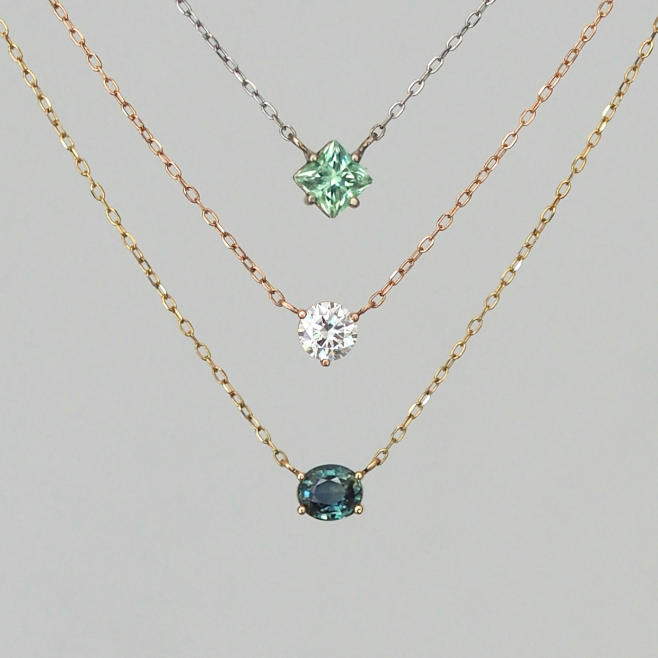 Build Your Own Floating Gem Necklace