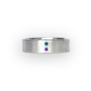 Customize Birthstone Cigar Band • Sterling Silver