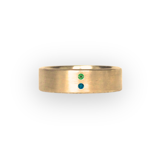 Customize Birthstone Cigar Band