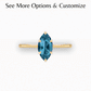 Customize Solitaire Marquise Ring