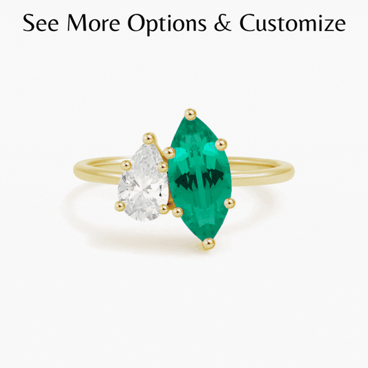 Customize Toi et Moi Ring No.1