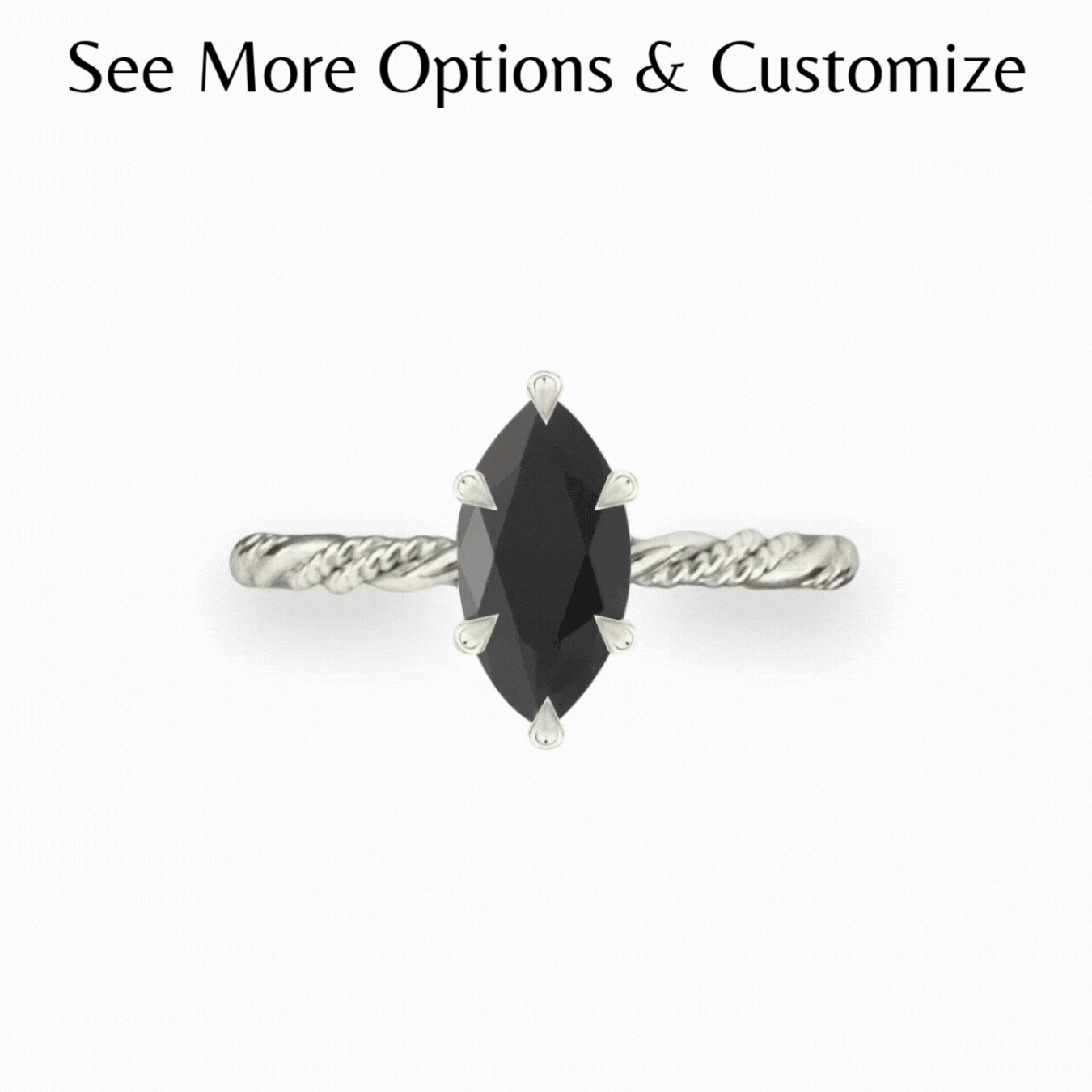 Customize Marquise Unity Ring • Sterling Silver