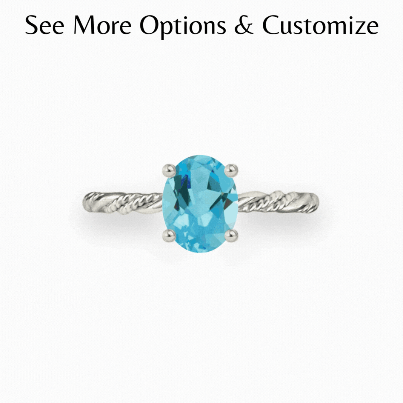 Customize Oval Unity Ring • Sterling Silver