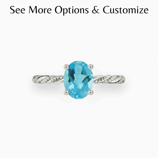Customize Oval Unity Ring • Sterling Silver