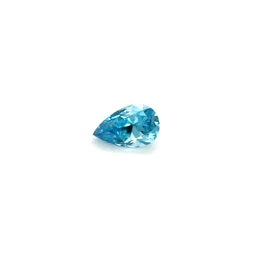 2.15ct Pear Cut Blue Zircon