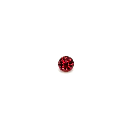 0.39ct Red Round Spinel