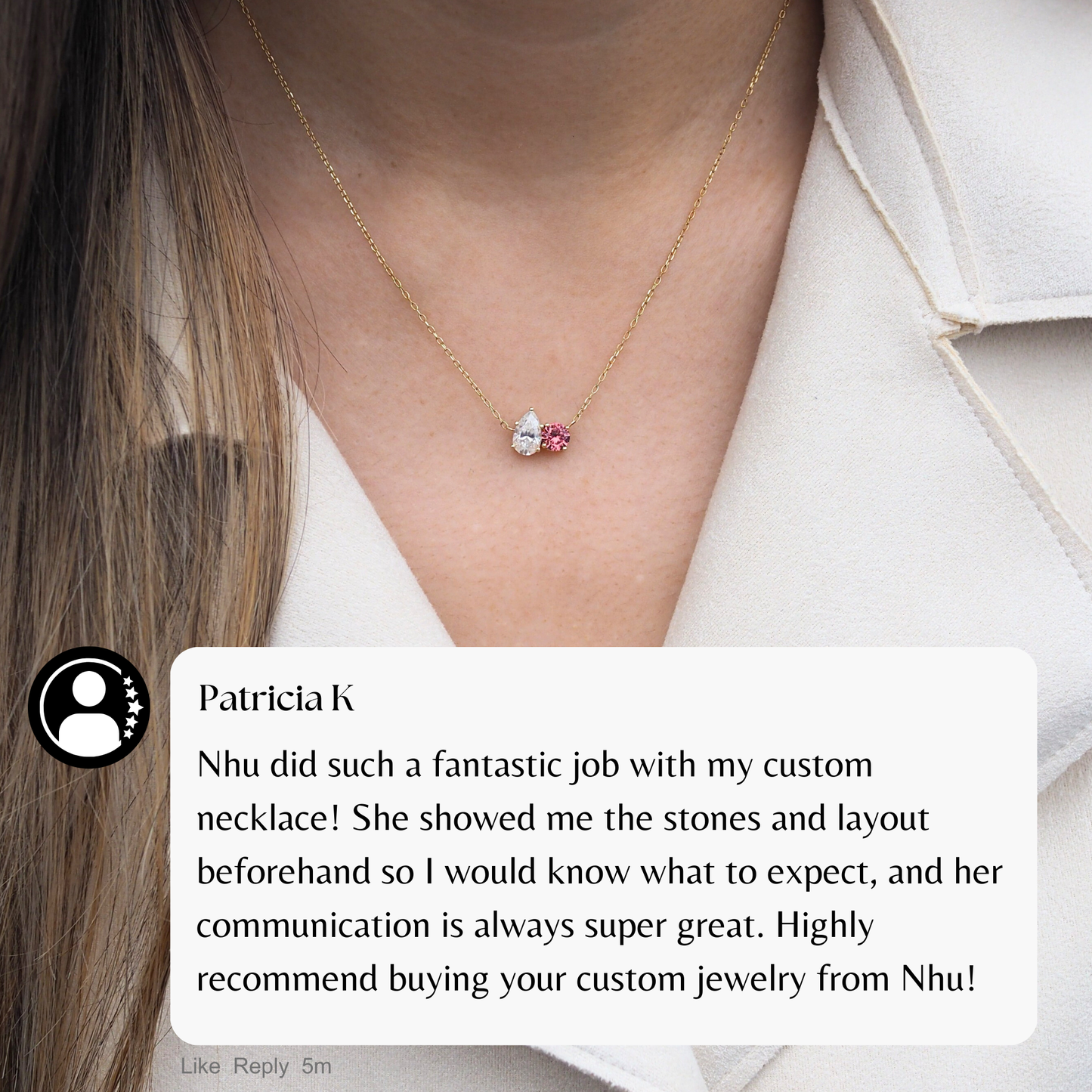 Build Your Own Birthstone Floating Necklace