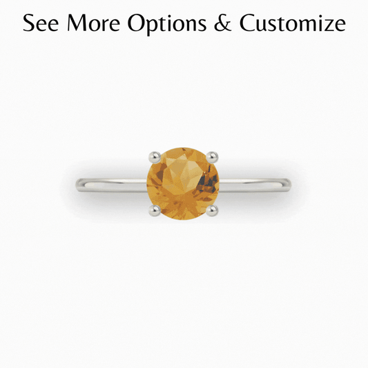 Customize Solitaire Ring • Sterling Silver
