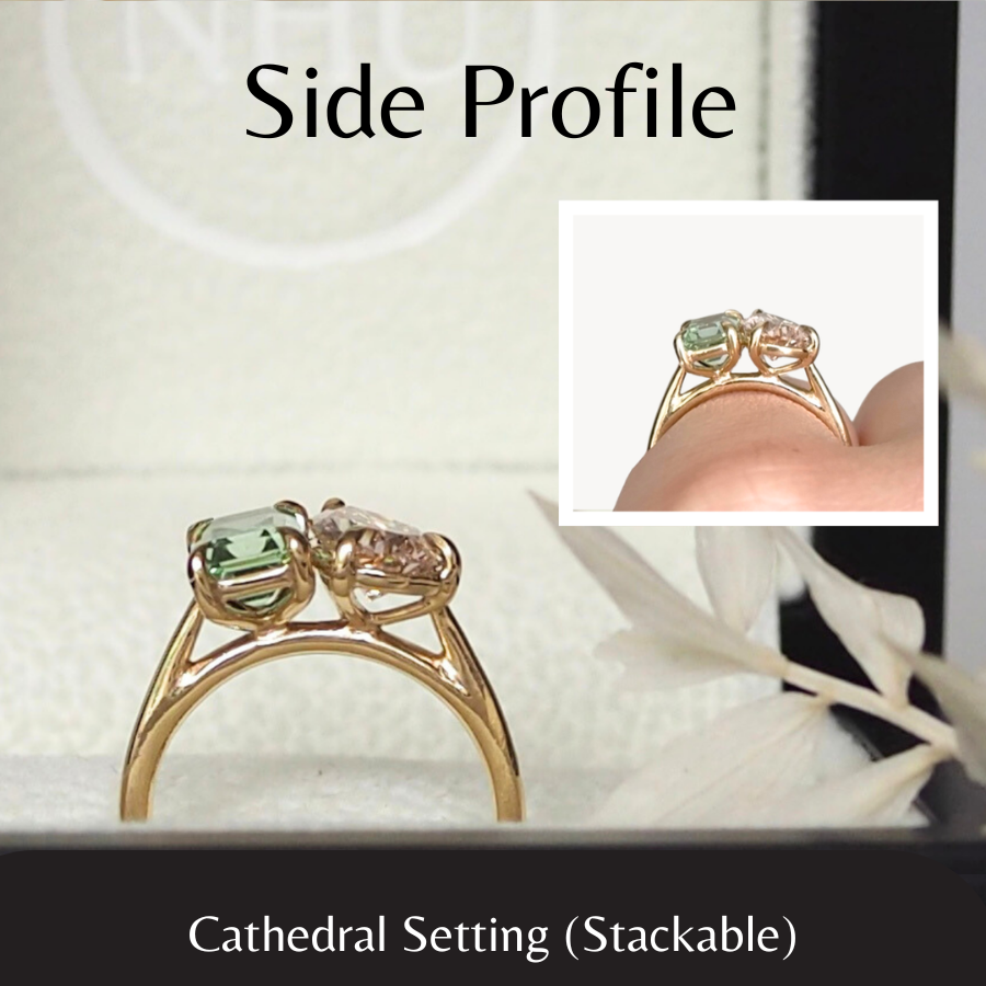 Build Your Own Toi et Moi Ring