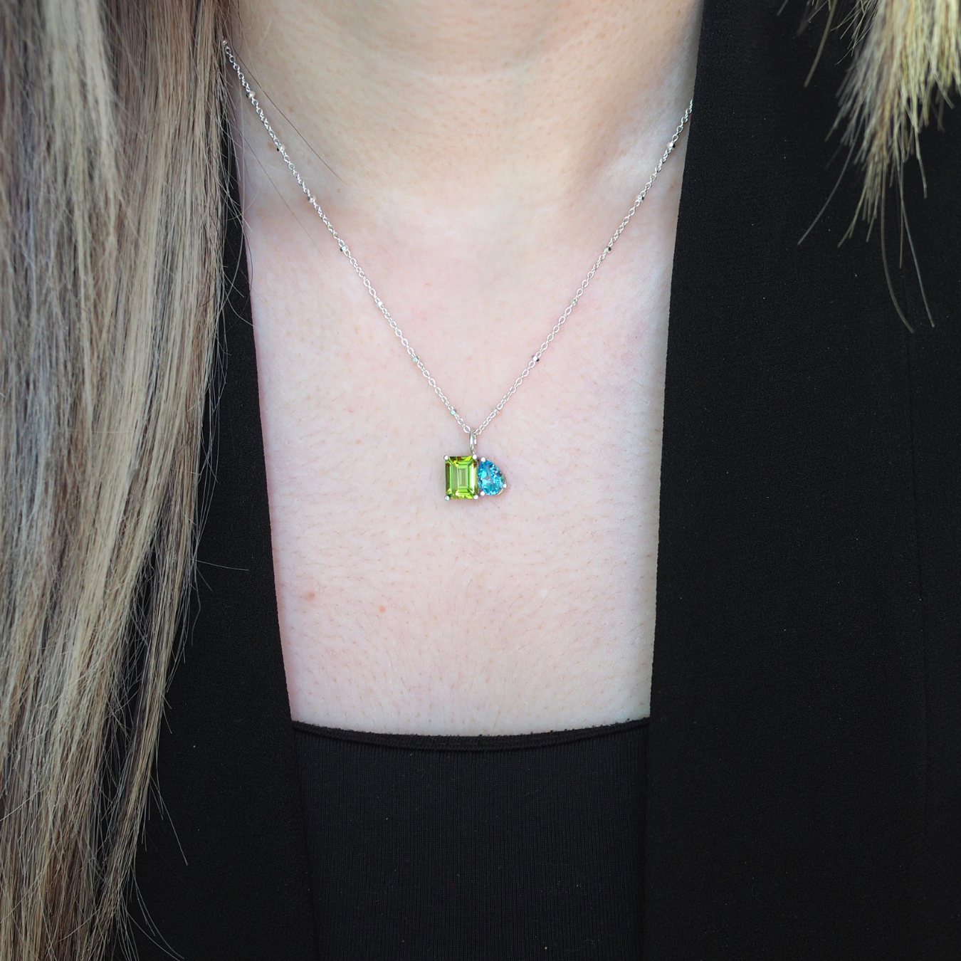 Build Your Own Toi et Moi Pendant • Sterling Silver