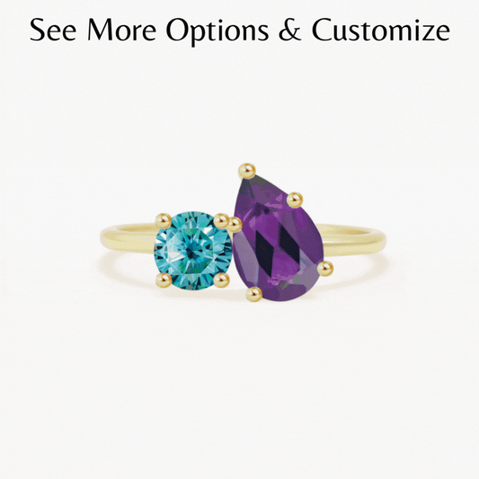 Customize Toi et Moi Ring No.2