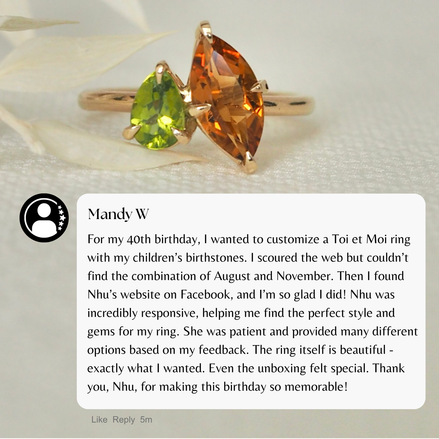 Build Your Own Toi et Moi Ring
