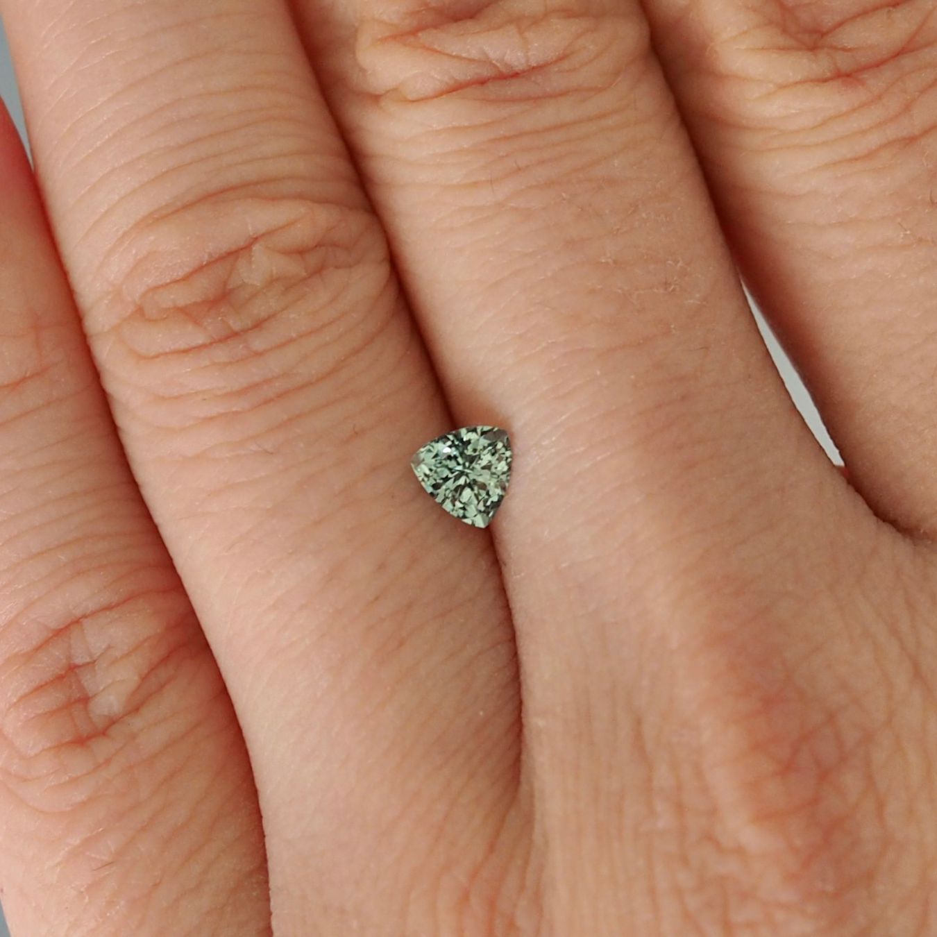 0.62ct Trillion Green Sapphire
