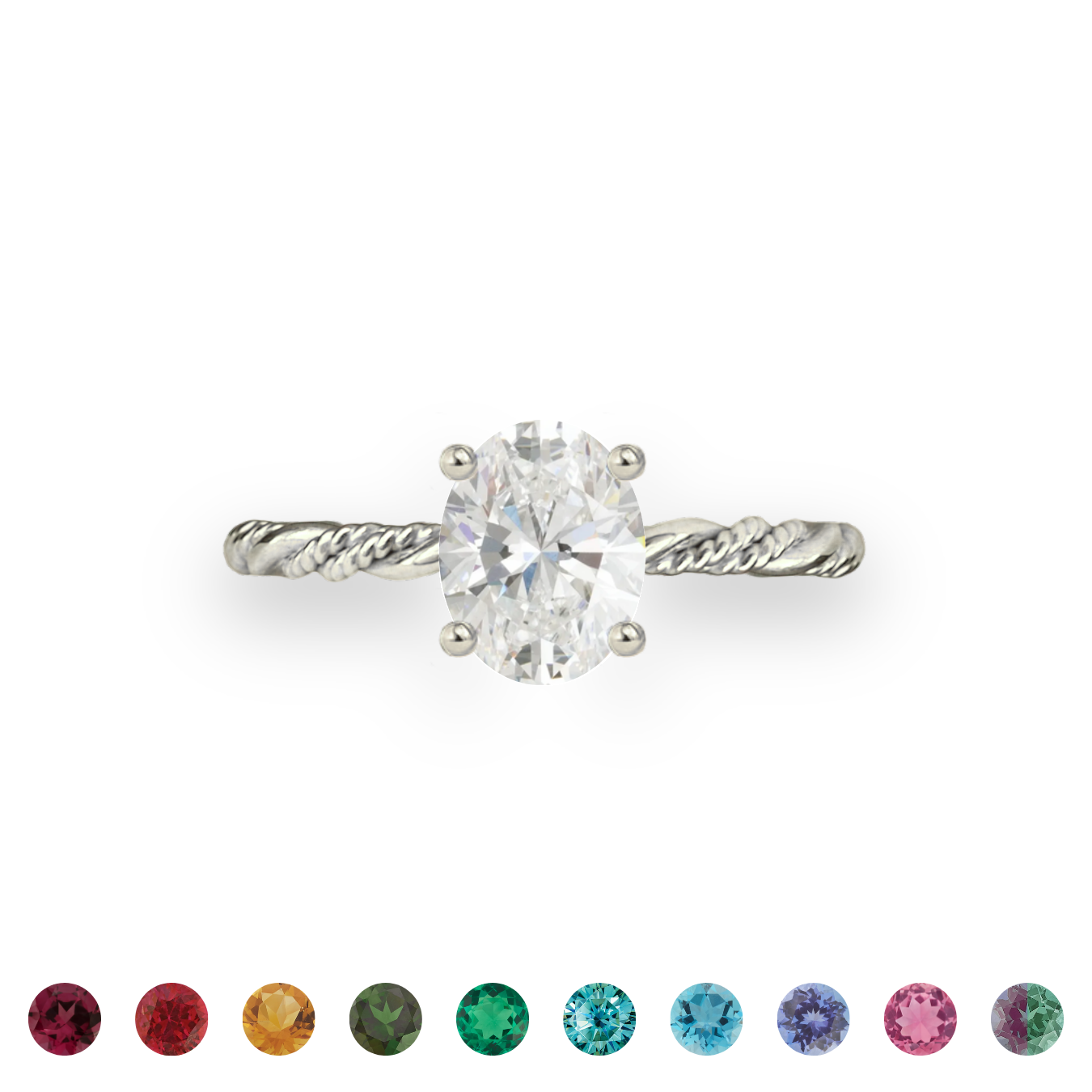 Customize Oval Unity Ring • Sterling Silver