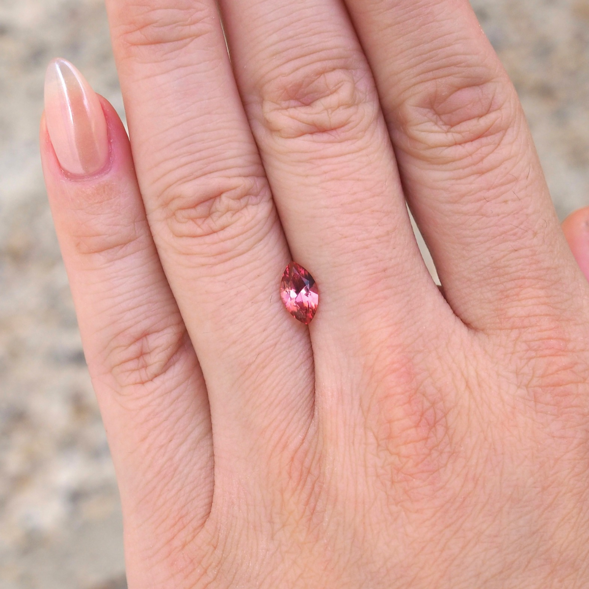 0.72ct Marquise Cut Pink Tourmaline