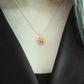 Yellow Day's Eye Pendant • Sterling Silver