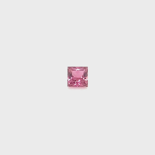 Princess Cut Pink Tourmaline