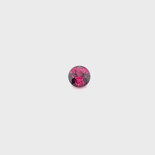 2.93ct Round Rhodolite Garnet