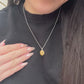 Yellow Day's Eye Pendant • Sterling Silver