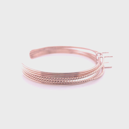 Build Your Own Solitaire Entwined Cuff Bracelet