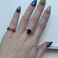 4.06ct Grape Garnet Unity Ring
