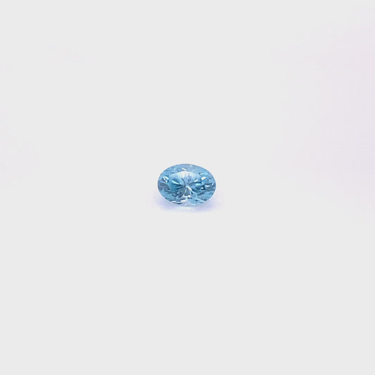 2.30ct Oval Blue Zircon