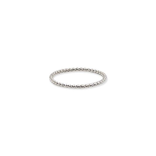 1.3mm Twisted Band • Sterling Silver