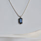 Elongated Hexagon Onyx Pendant
