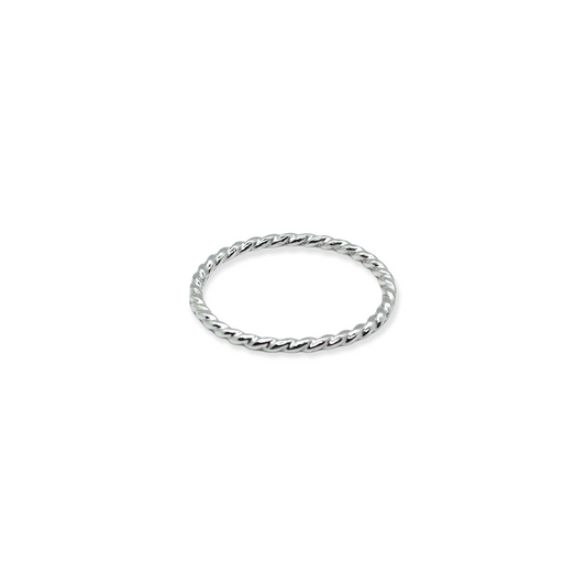 1.6mm Twisted Band • Sterling Silver
