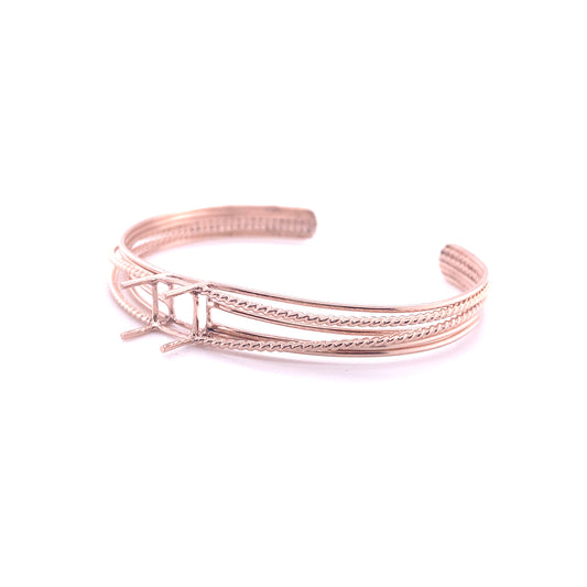 Build Your Own Solitaire Entwined Cuff Bracelet