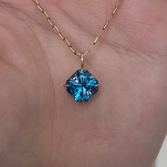 London Blue Topaz Necklace