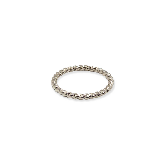 2.0mm Twisted Band • Sterling Silver