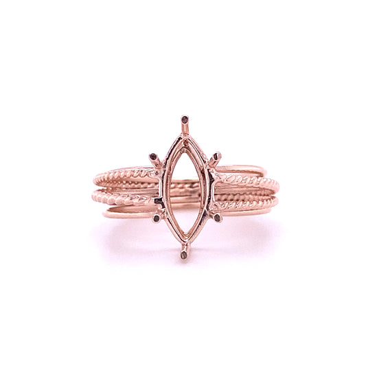 Build Your Own Marquise Entwined Ring