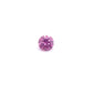 Round Pink Moissanite