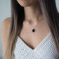 Elongated Hexagon Onyx Pendant